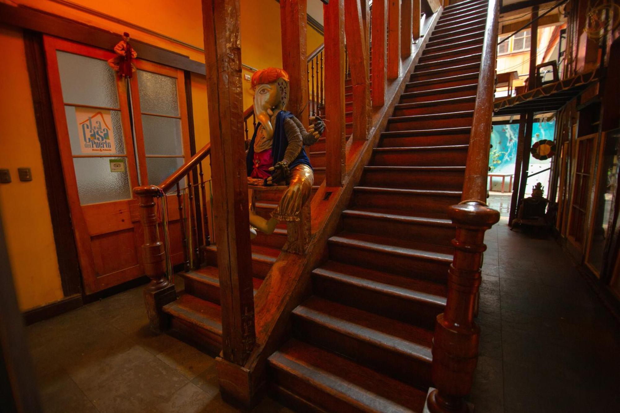La Casa Del Puerto, Hostal Cultural, Cerro Alegre Вальпараисо Экстерьер фото